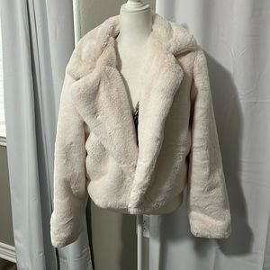 Faux fur jacket